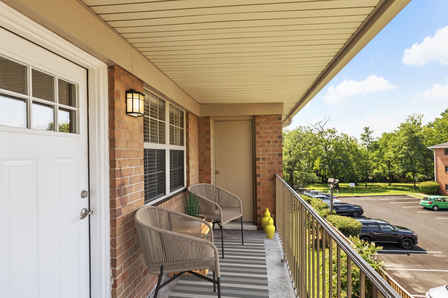 Model unit balcony
